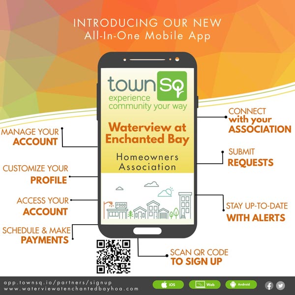 Waterview at Enchanted Bay HOA, Homeowners Association, City of Fort